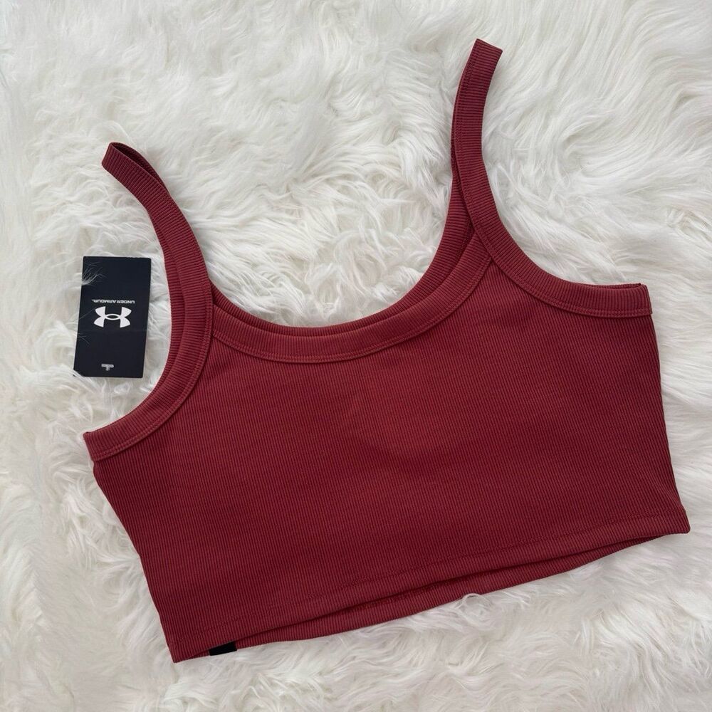Under Armour Rival Rib Tiny Tank Size Large - Picture 6 of 9